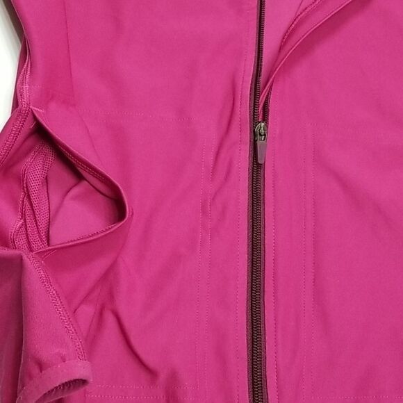 Nike Jacket Women's Large Dry-Fit Full Zip Athletic Pink Long Sleeve Gym Yoga - Picture 8 of 9